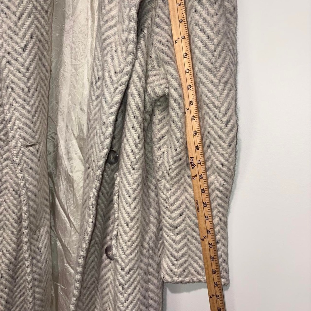 Vintage Herringbone Billycoat Overcoat Women Made in USA - Picture 5 of 8